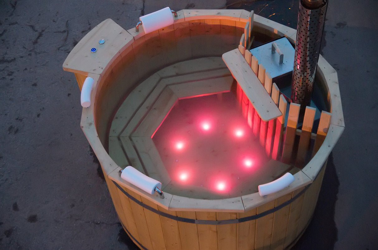 LED Lichtsystem mit 8 Spots für HotTub für Holz und GFK-Badezuber | by HotTubs24