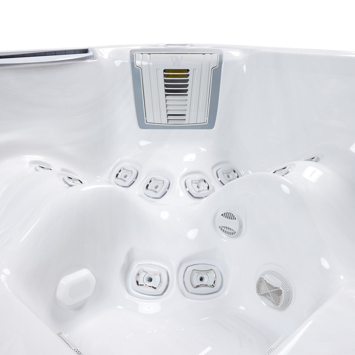 Wellis Makalu Life Essential | 215 x 215 cm | Premium Whirlpool Komplettset | 2 Liege- und 3 Sitzplätze