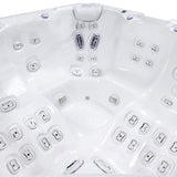 Wellis Makalu Life Essential | 215 x 215 cm | Premium Whirlpool Komplettset | 2 Liege- und 3 Sitzplätze
