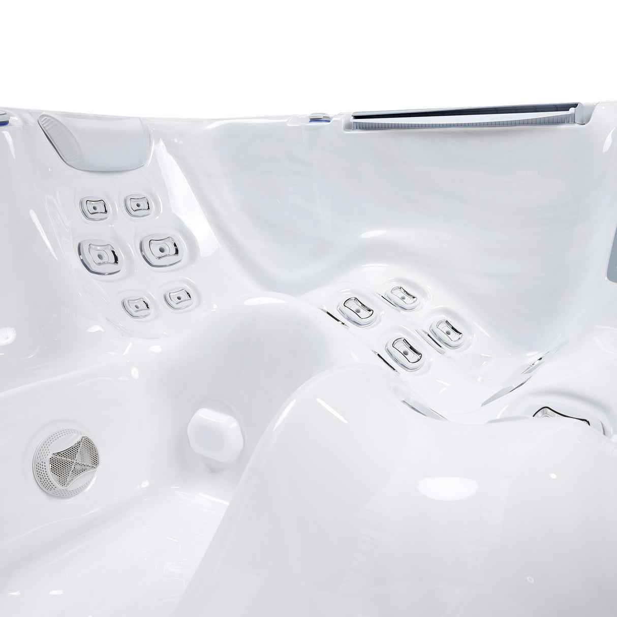 Wellis Makalu Life Essential | 215 x 215 cm | Premium Whirlpool Komplettset | 2 Liege- und 3 Sitzplätze