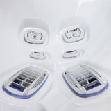 Wellis Makalu Life Essential | 215 x 215 cm | Premium Whirlpool Komplettset | 2 Liege- und 3 Sitzplätze