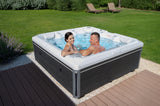Wellis Makalu Life Essential | 215 x 215 cm | Premium Whirlpool Komplettset | 2 Liege- und 3 Sitzplätze