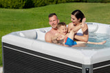 Wellis Makalu Life Essential | 215 x 215 cm | Premium Whirlpool Komplettset | 2 Liege- und 3 Sitzplätze
