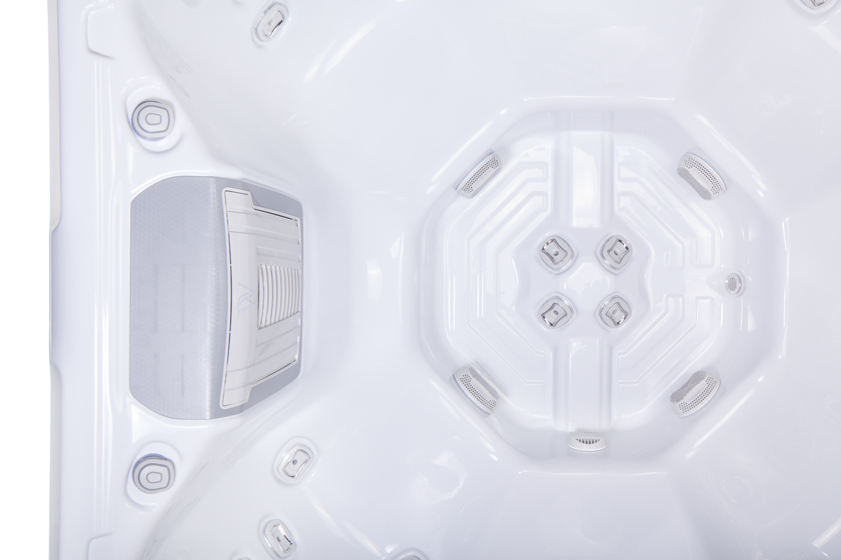 Wellis Mandala Life Deluxe | 215 x 215 cm | Premium Whirlpool Komplettset | 7 Sitzplätze