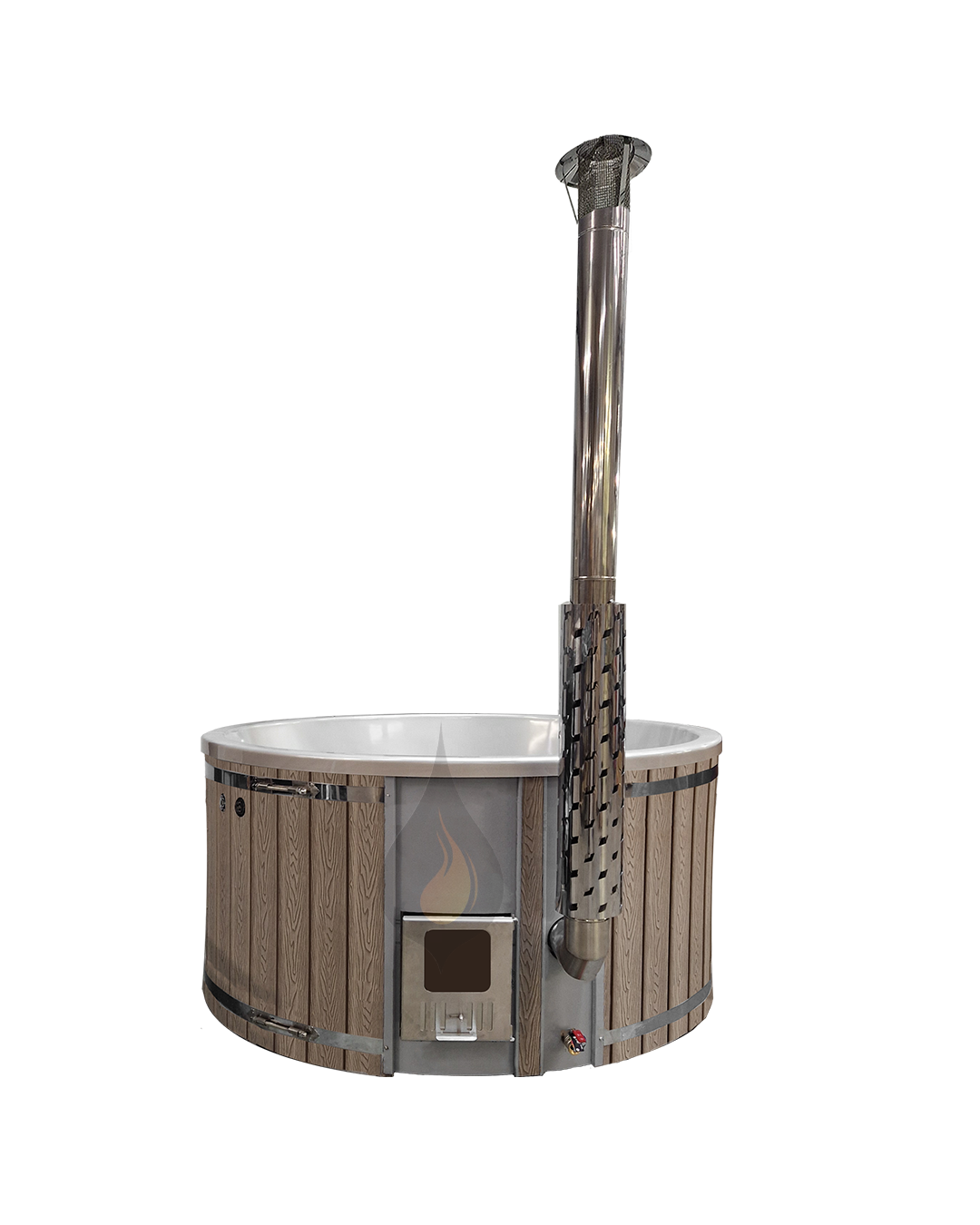 Acryl Hottub | XXL Konfigurator | Modell Round | 4 Personen / Ø 2,00 Meter