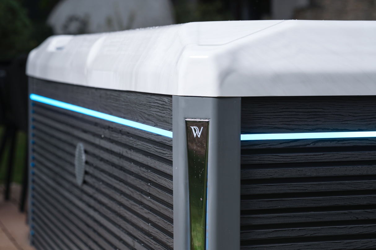 Wellis Teide Life | 215 x 160 cm | Premium Whirlpool Komplettset | 1 Liege- und 2 Sitzplätze