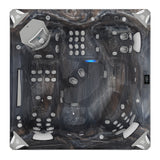 Wellis Everest Life Deluxe | 236 x 236 cm | Premium Whirlpool Komplettset | 2 Liege- und 3 Sitzplätze