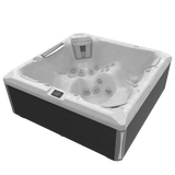 Wellis Makalu Life Essential | 215 x 215 cm | Premium Whirlpool Komplettset | 2 Liege- und 3 Sitzplätze