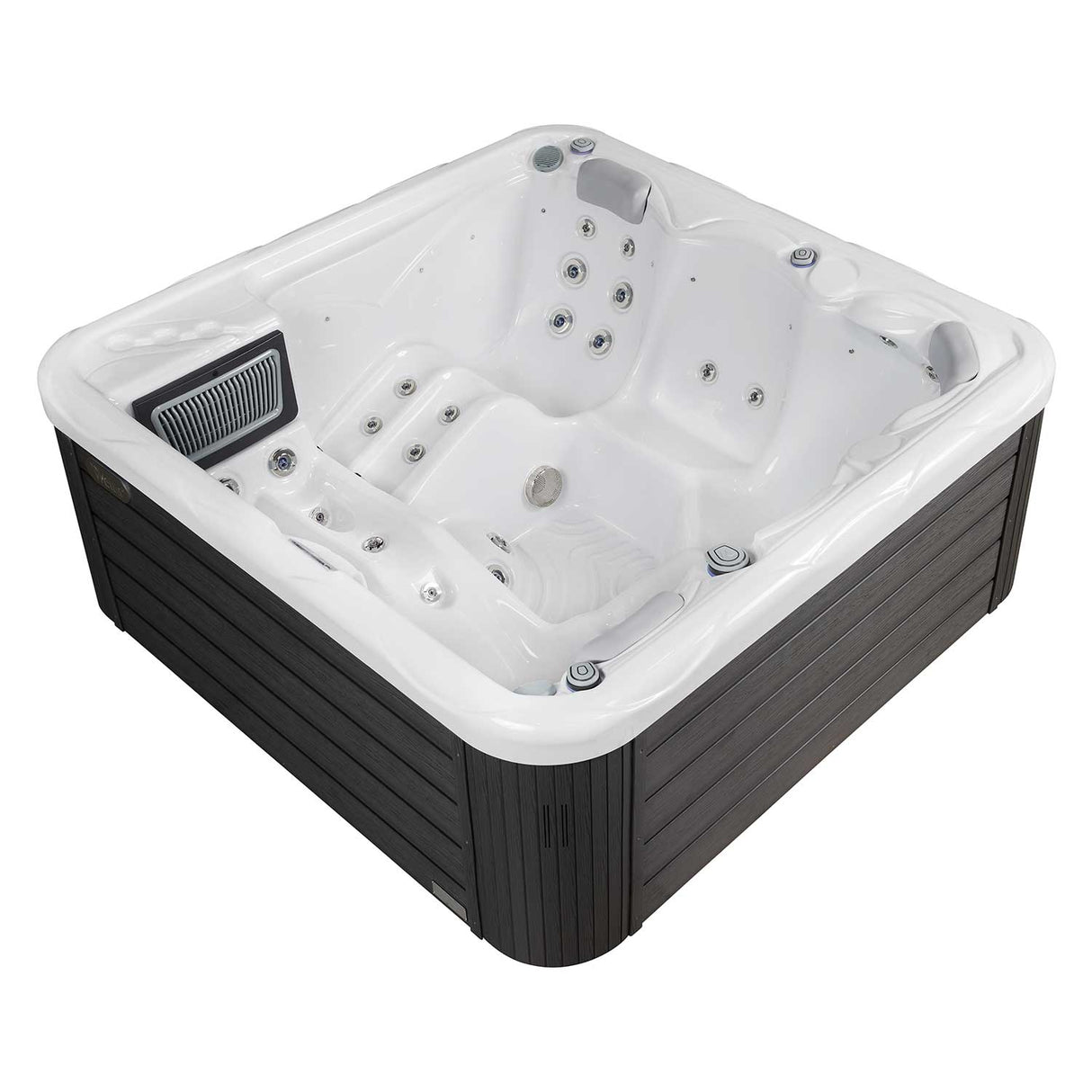 Wellis Pluto | 200 x 200 cm | Whirlpool Komplettset | 2 Liege- und 3 Sitzplätze