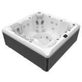 Wellis Atlas Life Essential | 215 x 215 cm | Whirlpool Plug n Play Komplettset | 1 Liege- und 5 Sitzplätze
