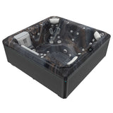 Wellis Atlas Life Essential | 215 x 215 cm | Whirlpool Plug n Play Komplettset | 1 Liege- und 5 Sitzplätze