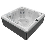 Wellis Atlas Life Essential | 215 x 215 cm | Whirlpool Plug n Play Komplettset | 1 Liege- und 5 Sitzplätze