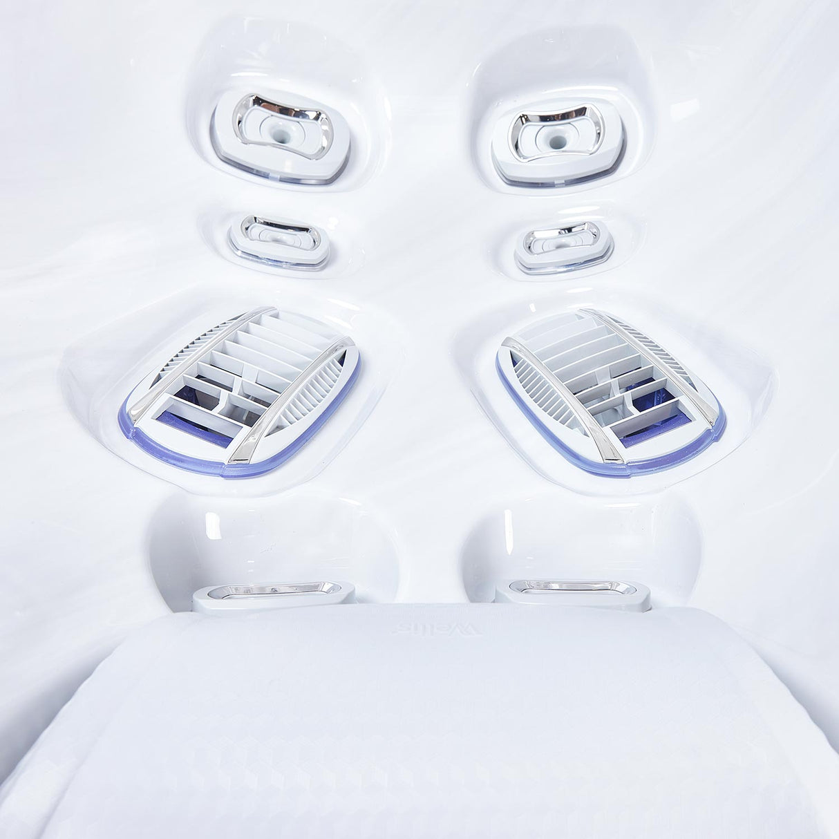 Wellis Atlas Life Essential | 215 x 215 cm | Whirlpool Plug n Play Komplettset | 1 Liege- und 5 Sitzplätze