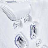 Wellis Atlas Life Essential | 215 x 215 cm | Whirlpool Plug n Play Komplettset | 1 Liege- und 5 Sitzplätze