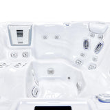 Wellis Atlas Life Essential | 215 x 215 cm | Whirlpool Plug n Play Komplettset | 1 Liege- und 5 Sitzplätze