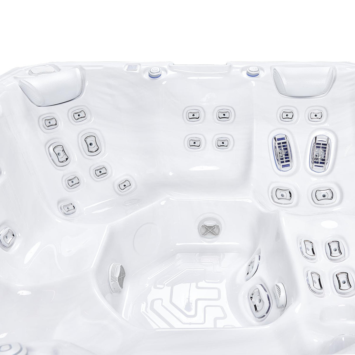 Wellis Atlas Life Essential | 215 x 215 cm | Whirlpool Plug n Play Komplettset | 1 Liege- und 5 Sitzplätze