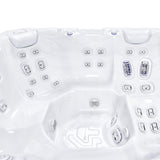 Wellis Atlas Life Essential | 215 x 215 cm | Whirlpool Plug n Play Komplettset | 1 Liege- und 5 Sitzplätze