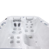 Wellis Teide Life | 215 x 160 cm | Premium Whirlpool Komplettset | 1 Liege- und 2 Sitzplätze