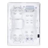 Wellis Teide Life | 215 x 160 cm | Premium Whirlpool Komplettset | 1 Liege- und 2 Sitzplätze