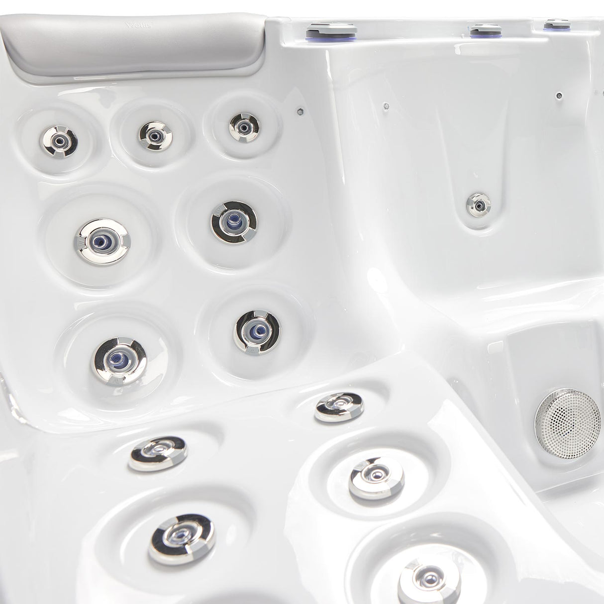 Wellis Jupiter | 200 x 200 cm | Whirlpool Komplettset | 1 Liege- und 5 Sitzplätze