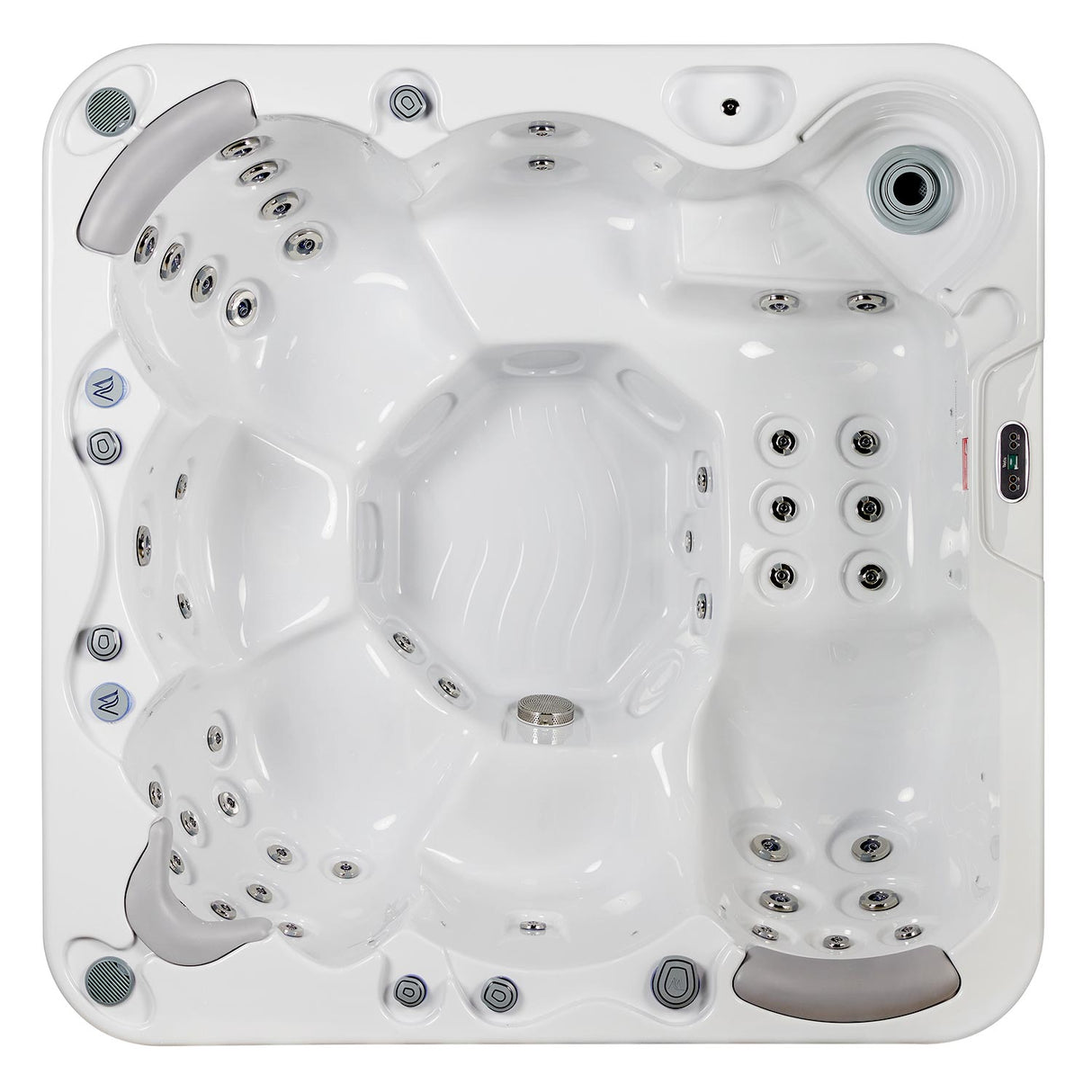 Wellis Jupiter | 200 x 200 cm | Whirlpool Komplettset | 1 Liege- und 5 Sitzplätze