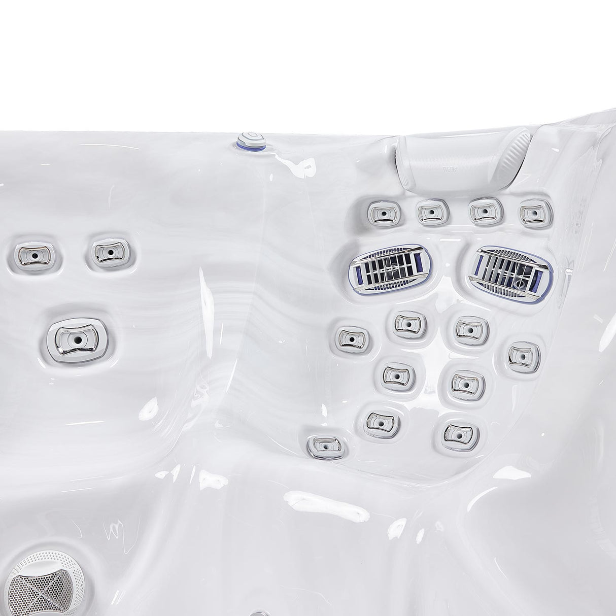 Wellis Kilimanjaro Life Deluxe | 236 x 236 cm | Premium Whirlpool Komplettset | 1 Liege- und 5 Sitzplätze