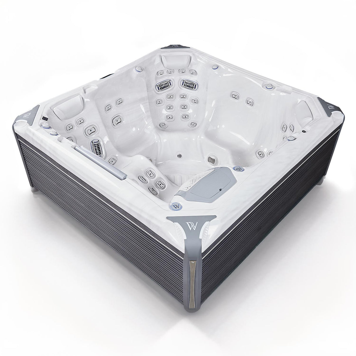 Wellis Kilimanjaro Life Deluxe | 236 x 236 cm | Premium Whirlpool Komplettset | 1 Liege- und 5 Sitzplätze