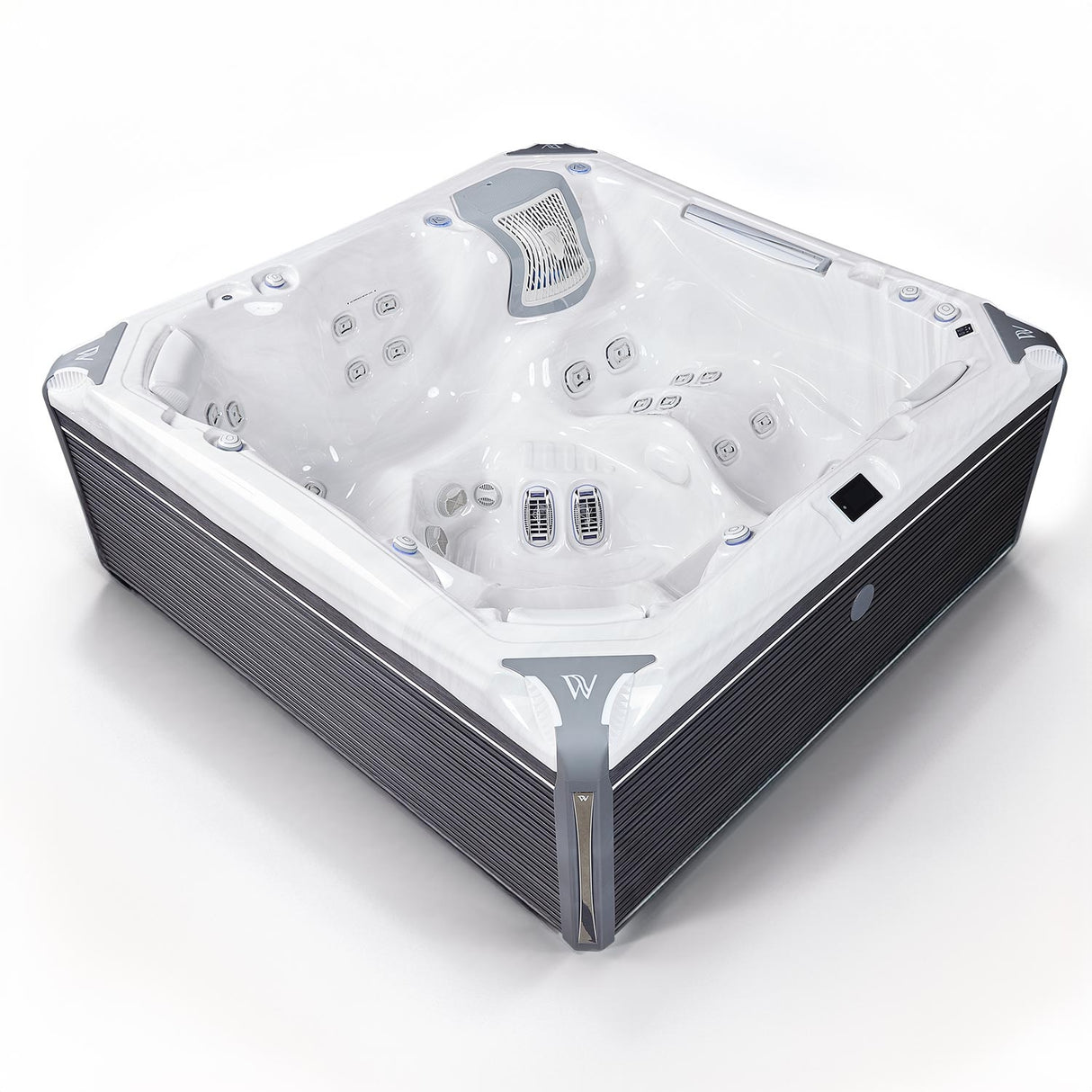 Wellis Kilimanjaro Life Deluxe | 236 x 236 cm | Premium Whirlpool Komplettset | 1 Liege- und 5 Sitzplätze