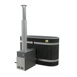 Kirami Annex Tiny S | Hot Tub mit Holzofen | 170 cm / 22 kW