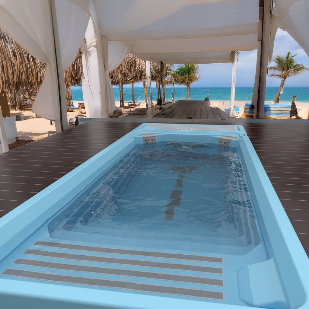 Wellis Beach Club Deluxe | 600 x 235 cm | Beheizter Pool mit Gegenschwimmanlage