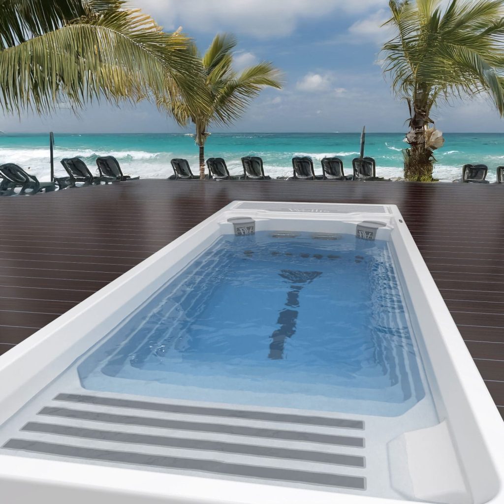 Wellis Beach Club Premium | 600 x 235 cm | Beheizter Pool mit Gegenschwimmanlage