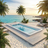 Wellis Beach Club Premium | 600 x 235 cm | Beheizter Pool mit Gegenschwimmanlage