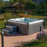 Wellis Everest Life Deluxe | 236 x 236 cm | Premium Whirlpool Komplettset | 2 Liege- und 3 Sitzplätze