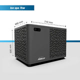 Wärmepumpe Komplettset inkl. Filtersystem für HotTubs | Heizen und Kühlen | Input 1,7 kW | maximaler Output 7 kW | by HotTubs24