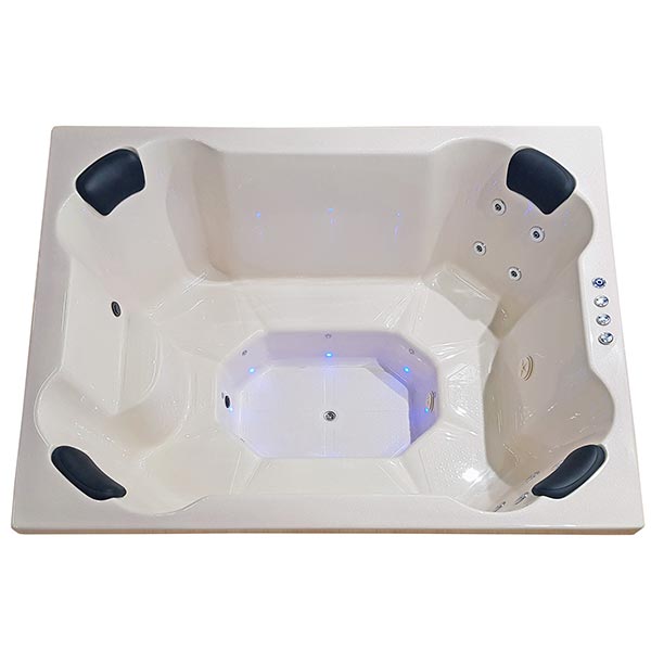 HotTub GFK Einbau-Badefass für 8 Personen | 2×1,7