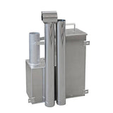 Badefass Holzofen | Aluminium oder Edelstahl Innenofen Komplettset | 24 kW / 27 kW
