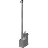 Badefass Holzofen | Aluminium oder Edelstahl Innenofen Komplettset | 24 kW / 27 kW