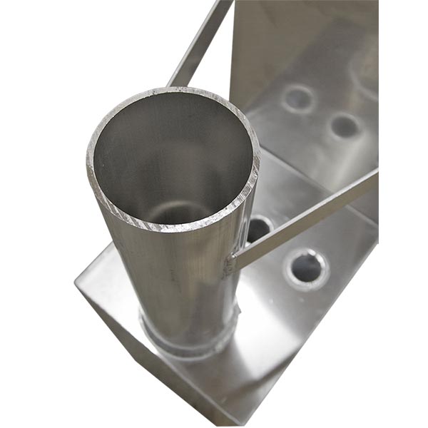 Badefass Holzofen | Aluminium oder Edelstahl Innenofen Komplettset | 24 kW / 27 kW