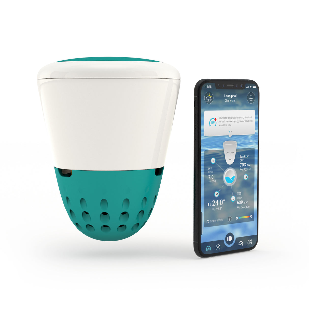 Smarte Wassermessstation | by HotTubs24