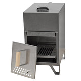 Badefass Holzofen | Aluminium Außenofen Komplettset | 27 kW