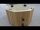 Original Octa M | HotTub mit Holzofen | für 6 Personen | 1.80 × 1.80 Meter