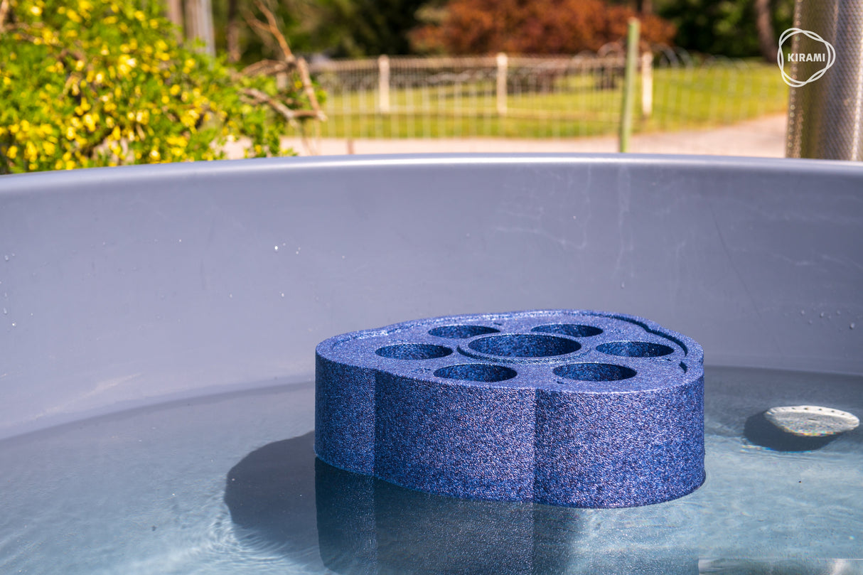 Kirami Tubbar 2 schwimmender Getränkehalter Blau | KIR-2951
