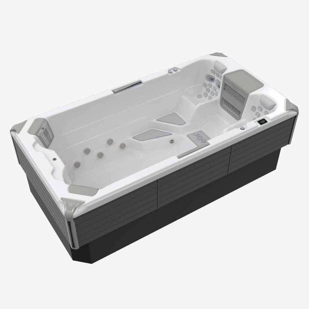 Wellis Danube W-Flow | Grand Prix Edition | 453 x 235 cm | Beheizter Pool mit Gegenschwimmanlage | 2 Sitzplätze mit Schwimmbereich